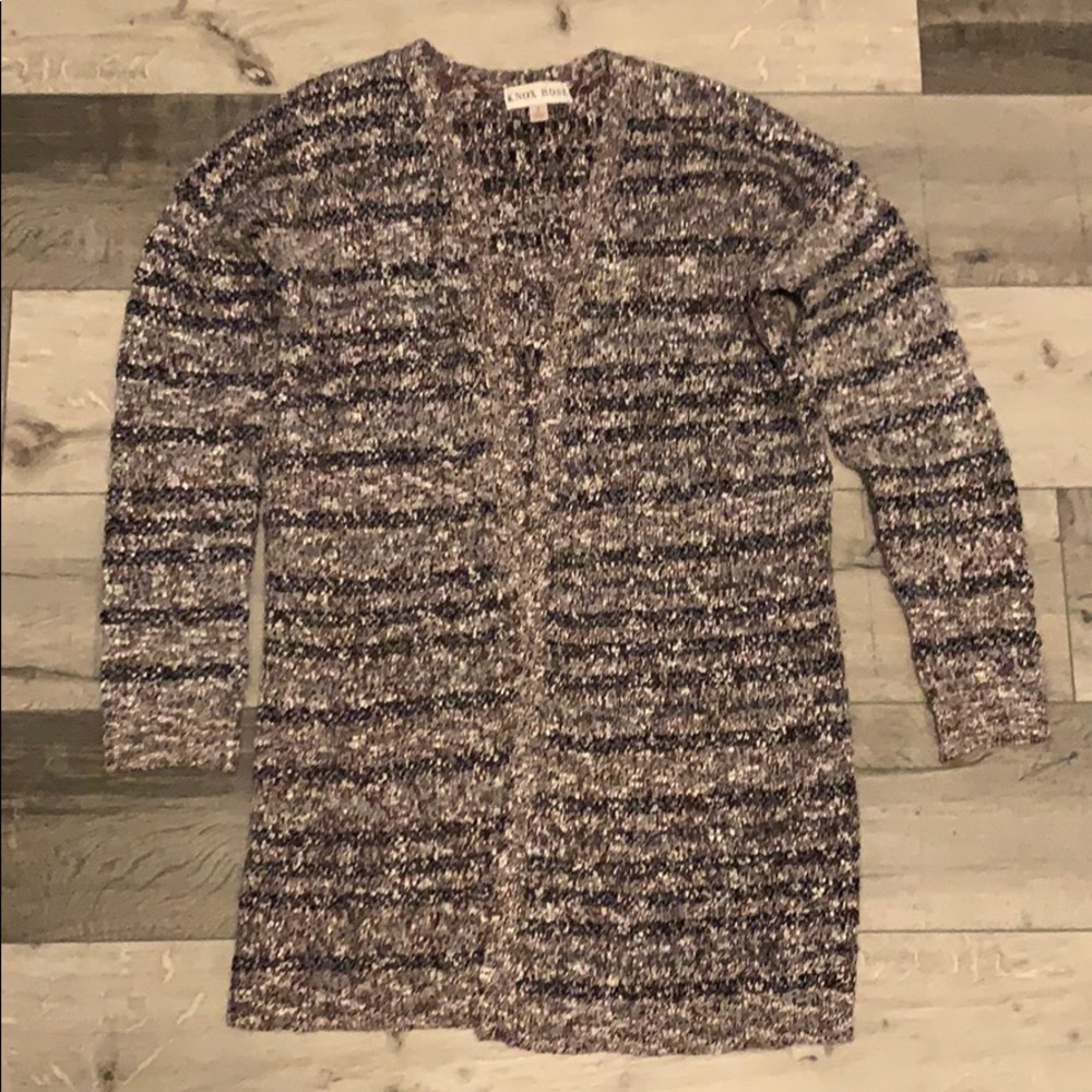 Beautiful multi colored long cardigan